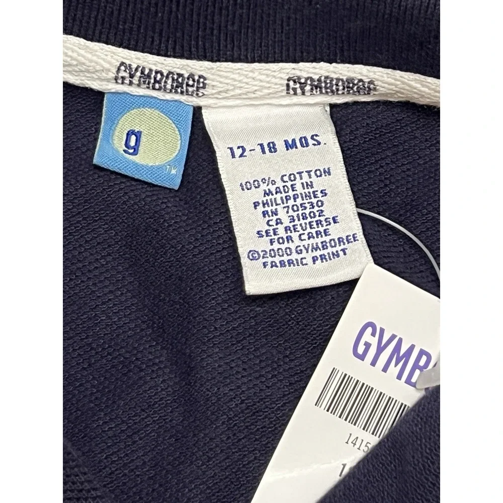 Vintage 2000 Gymboree Baby Boy Polo Bodysuit Romper One Piece Y2K Infant